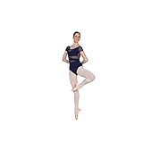 K.H. MARTIN Women's Short Sleeve Fashion Ballet Leotard KH3523M AVERA, Sapphire, P-2