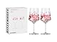 RITZENHOFF 3461010 Aperitifglas 500 ml - 2er Set - Serie Sommersonett - 2 Stück mit Blütenmotiv - Made in Germany