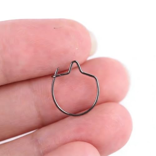 300 piezas anillos cebos para pesca de carpa 3 tamaños miniatura 1