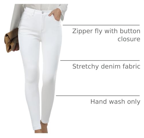 Image of GRAPENT Skinny Jeans for Women High Waist Stretchy Classic High Rise Slimming Jeggings Denim Trousers Pants