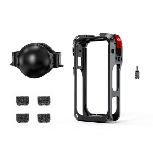 for insta360 x6 �Ή� �P�[�X ������ �ی�t���[�� �}�O�l�b�g�� �N�C�b�N�����[�X �R�[���h�V���[ 1/4 �C���`�l�W [���s�A���i] | �J�����Œ�ی� for Insta360 X6 �Ή� ��p�A�N�Z�T���[ �g���P�[�X �O�r �z�� ���]