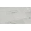 3x6 White Carrara Honed Finish Subway Marble Tile Backsplash Wall
