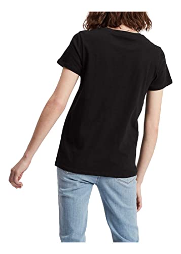 Levi's Women's Perfect Crewneck Tee Shirt, Mineral Black X, Medium #TOP4