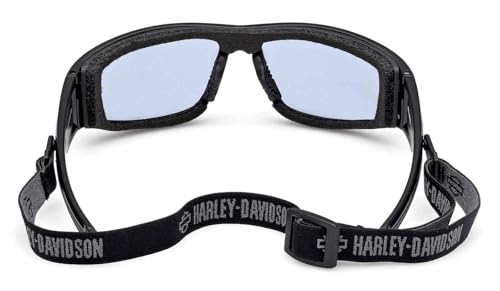 Harley-Davidson Men's HDMC Light-Adjusting Sunglasses w/Headstrap, Shiny Black3