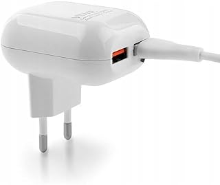 شاحن فيدفي – موديل – PLE218 - يعمل علي جميع الهواتف – شحن سريع – لون ابيض