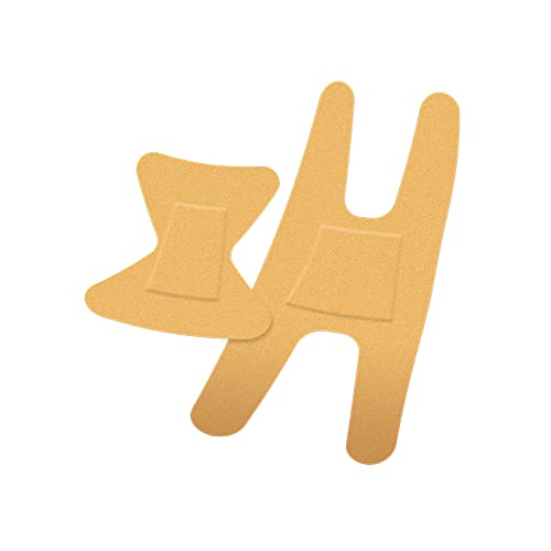 Finger Plasters – Pack of 10 - Flexible, Breathable and Durable – Shaped Fabric to fit fingertips and Knuckles