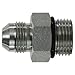 MIDLAND INDUSTRIES 6400810 Adapter, 1/2-in Male JIC x 5/8-in Male O-Ring Boss, Steel
