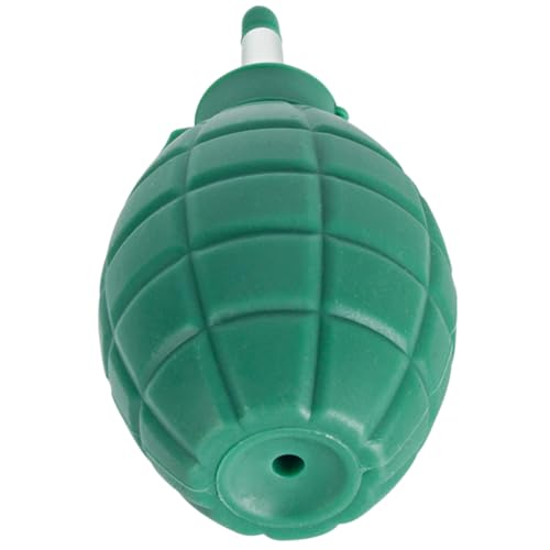 ROMISBABA Soplador de Limpieza de Aire 360 Grados para Lentes de Cámara y Extensiones de Pestañas Material de Silicona Verde Portátil