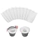 Calcetines Skimmer Piscina, 10PCS Calcetines Skimmer Piscina, Filtros de Skimmer, Calcetines Reutilizables de Malla de Nailon para Filtro de Piscina (Blanco)