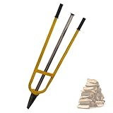 Manueller Holzspalter, Handheld Log Splitter Werkzeug für Brennholz, Spaltet sich schnell für Kamin und Lagerfeuer im Freien