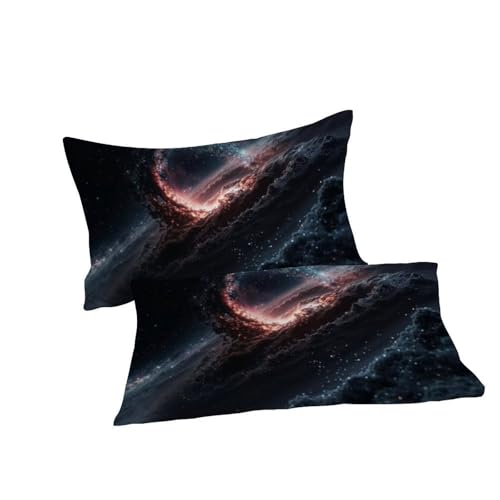 Housse de couette double et taies d'oreiller microfibre La Lune contre draps rêches - 7