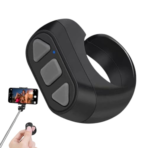 de Desplazamiento para teléfono, Mando a Distancia para teléfono con 3 Teclas, Recargable, Inteligente, girador de páginas, para música, grabación de Video Corto, navegación y presentación