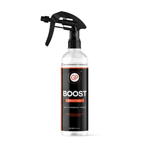 GlassParency Boost Multi-Use Sealant (16oz) Quick Detail Spray, Deep Gloss and Shine, Hydrophobic Protection