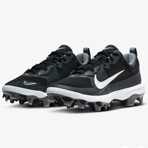 Nike Force Trout 9 Pro Low Rubber Baseball Cleats (FB2908-001, Black/Anthracite/Cool Grey/White)2
