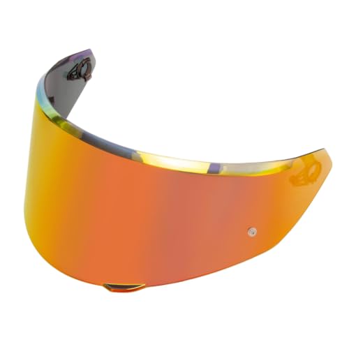 Image of PSLER Helmet Visor for K3 DOT(E2206),Only for S /M /L Size,Deep Red | Only for S /M /L K3 Helmet Size,Impact-Resistant ,UV400 Protection, Motorcycle Tinted Face Shield for K3 DOT(E2206) Replacement