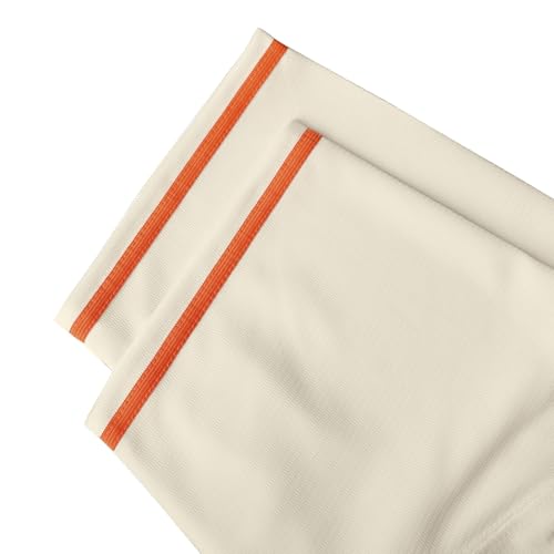 Camiseta de béisbol beige-naranja lisa, manga corta casual con botones miniatura 5