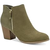 Style & Co. Women's Masrinaa Ankle Booties Olive 8M