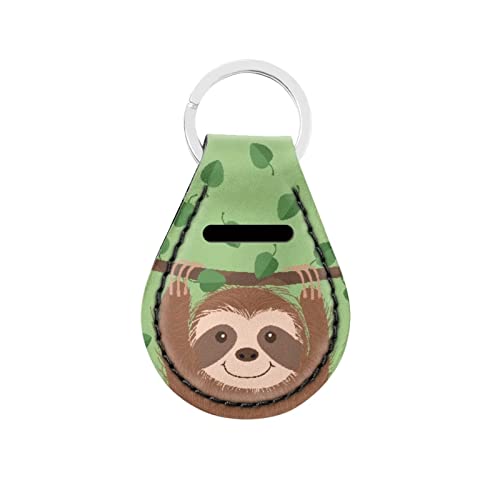Llavero de coche de perezoso con bolsillo un regalo original