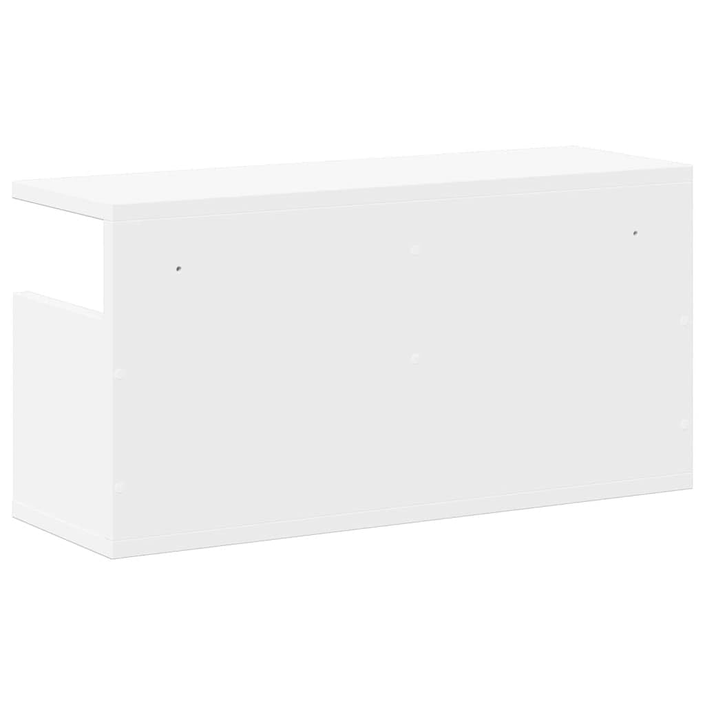 vidaXL Mueble de Pared Madera de ingeniería Blanco 60x20x30 cm