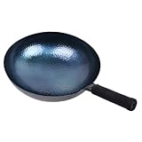 Accessoire de cuisine polyvalent, utilisable quotidien, poignée ergonomique, isolation thermique et protection contre les brûlures, wok traditionnel