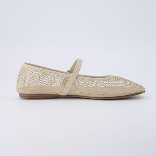 CUSHIONAIRE Women's Muse Mesh Flat +Memory Foam and Wide Widths Available4