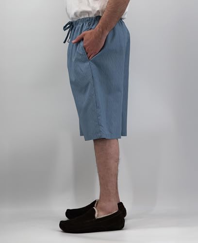 Image of Andrew Scott Men's Lounge Pajama Shorts | Cotton Blend Soft & Light PJ Bottom | Drawstring & Pockets | Multi Packs-Colors