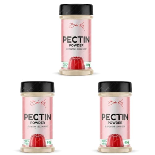 Image of BAKE KING Pectin Powder 60gm, Powder Ideal for Gelling Agent, Jams, Marmalades, Chutneys and Fruit Jellies (Pack of 3)