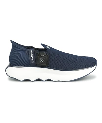 Image of Columbus FUTUREVIBE Foot Massager Rechargeable Mens Shoe| Sports Shoes|Walking Shoes|Moccasin Shoes for Men