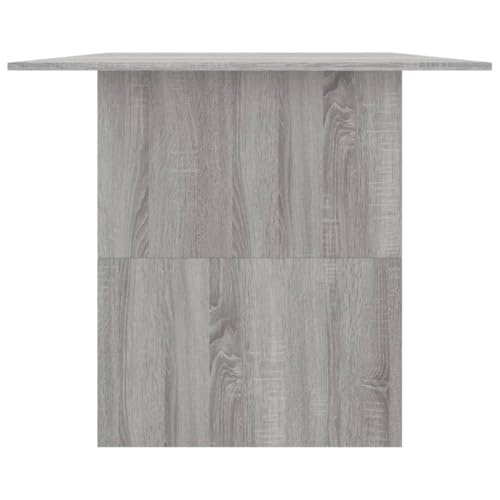 Table industrielle Gris Sonoma 180 cm et table de cuisine polyvalente - 6