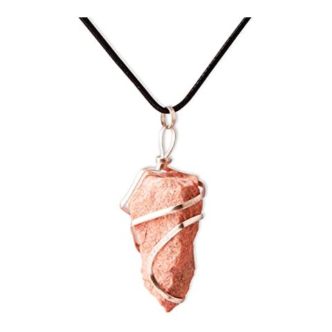 YATSKIA Raw Crystal Necklace Pendant For Men & Women,Handmade Chakra Stones,Spiritual Jewelry,Him/Her Gifts,Prosperity Aura Natural Crystals & Gemstone Necklaces Pendants, Crystal, Moonstone Cover