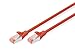 Price comparison product image Digitus LAN Cable Cat 6-1m - RJ45 Network Cable - S/FTP Shielded - Compatible with Cat6A & Cat7 - Red