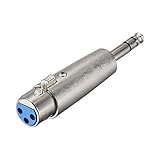 ► 【Vorteil】- Dieser Mikrofon-Adapter verfügt über einen ausgewogenen Übertragungsmodus, starke Widerstandsfähigkeit gegen äußere Störungen, die für die Übertragung von langen Strecken geeignet sind (< 100 Meter).