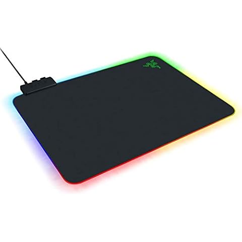 Razer Firefly Hard V2 RGB Gaming Mouse Pad: Customizable Chroma Lighting, Built-in Cable Management, Balanced Control & Speed, Non-Slip Rubber Base Cover