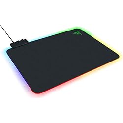 Razer Firefly Hard V2 RGB Gaming Mousepad, Customizable Chroma Lighting | Built-In Cable Management, Balanced Control & Speed, Non-Slip Rubber Base