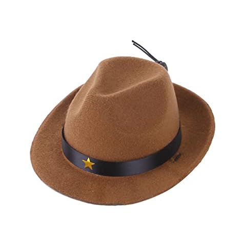 Pet Cowboy Hat Fashion Dog Cats Cap Classic Party Hat for Small Dogs and Cats Cover