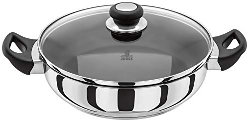 Judge J232A Vista Antihaft-Sauteuse Pfanne, Edelstahl, 28 cm