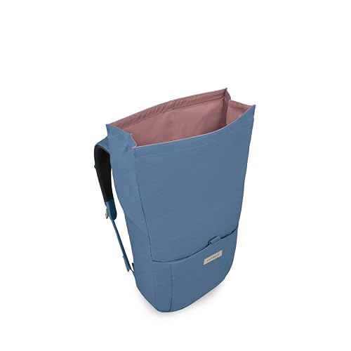 Image of Osprey Arcane Roll Top Commuter Backpack, Blue OS | everyday bag, campus pack, laptop carry, laptop sleeve, work school travel, bottle pockets, everyday carry, Blue color