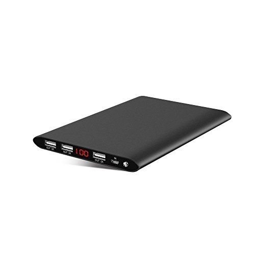 Polanfo Power Bank 20000mAh Portable Charger External Battery-Black