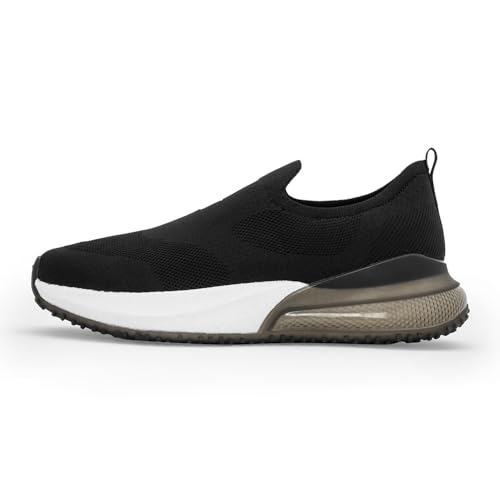 Image of Red Tape Men's Walking Shoes Black Round Toe Slipon