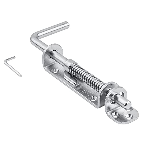 National Hardware N109-212 V1142 Spring Loaded Heavy Duty Sliding Bolt Zinc #TOP2