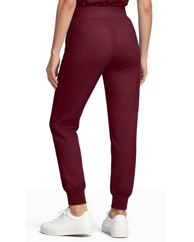 Image of Medical Scrubs for Women Pants, Soft Stretch & Breathable Joggers | Drawstring Womens Scrub Cargo Pants with 5 Utility Pockets, Bottoms Keep 12-Hour Shift Comfort for Healthcare Professionals