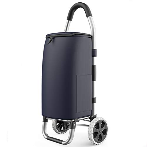 WBBML Camina de Aluminio de Camiones de Mano, Carrito de Compras Multifuncional, Carrito de Compras Portátiles, Carros Livianos Y Livianos Resistentes Al Desgaste/a Cover