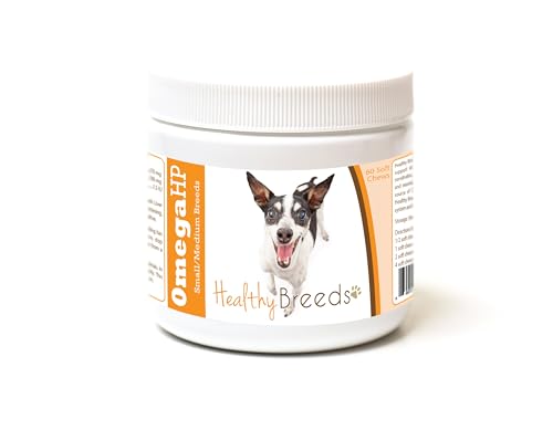 Image of Healthy Breeds Rat Terrier Omega HP Fatty Acid Skin and Coat Support Soft Chews 60 Count