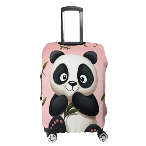 Luggage Cover Elastic Suitcase Cover Protector Washable Travel Baggage Covers Lovely Panda Luggage Covers Carry On Luggage Protector Anti-scratch 19-32 Inch XL4