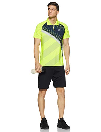 Image of Amazon Brand - Symactive Men's Printed Regular Fit Polo