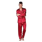 4. Perfekte Größe Und Pflege: Mehrere Größen zur Auswahl. Dieser Pyjama verleiht faulen Morgen- oder Nachtstunden zu Hause Glanz und schafft einen stilvollen und lässigen Stil. Der einzigartige Stoff macht es nicht leicht zu schrumpfen und zu verblassen. es kann in gutem Zustand gehalten und pflegeleicht.