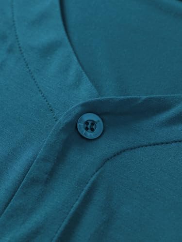Image of Latuza Men's Bamboo Viscose Button Down Pajama Shirt 2 Pack