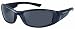 Harley-Davidson Mens Kickstart Sunglasses Shiny Black Dark Grey Lens HDV004BLK-3