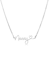 1.Nanny Letter Necklace
