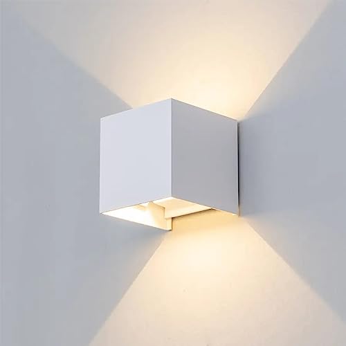 MOKEKA Applique da Parete LED 12W Esterno Interno, IP65 Impermeabile,